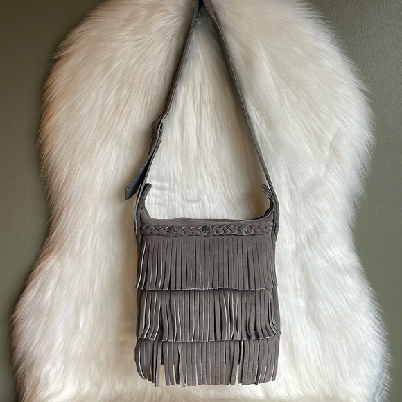 Minnetonka Fringe Genuine Leather Crossbody - Picture 3 of 16
